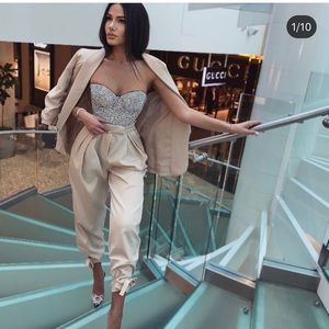 Set -corset and high waisted pants. Wore one time